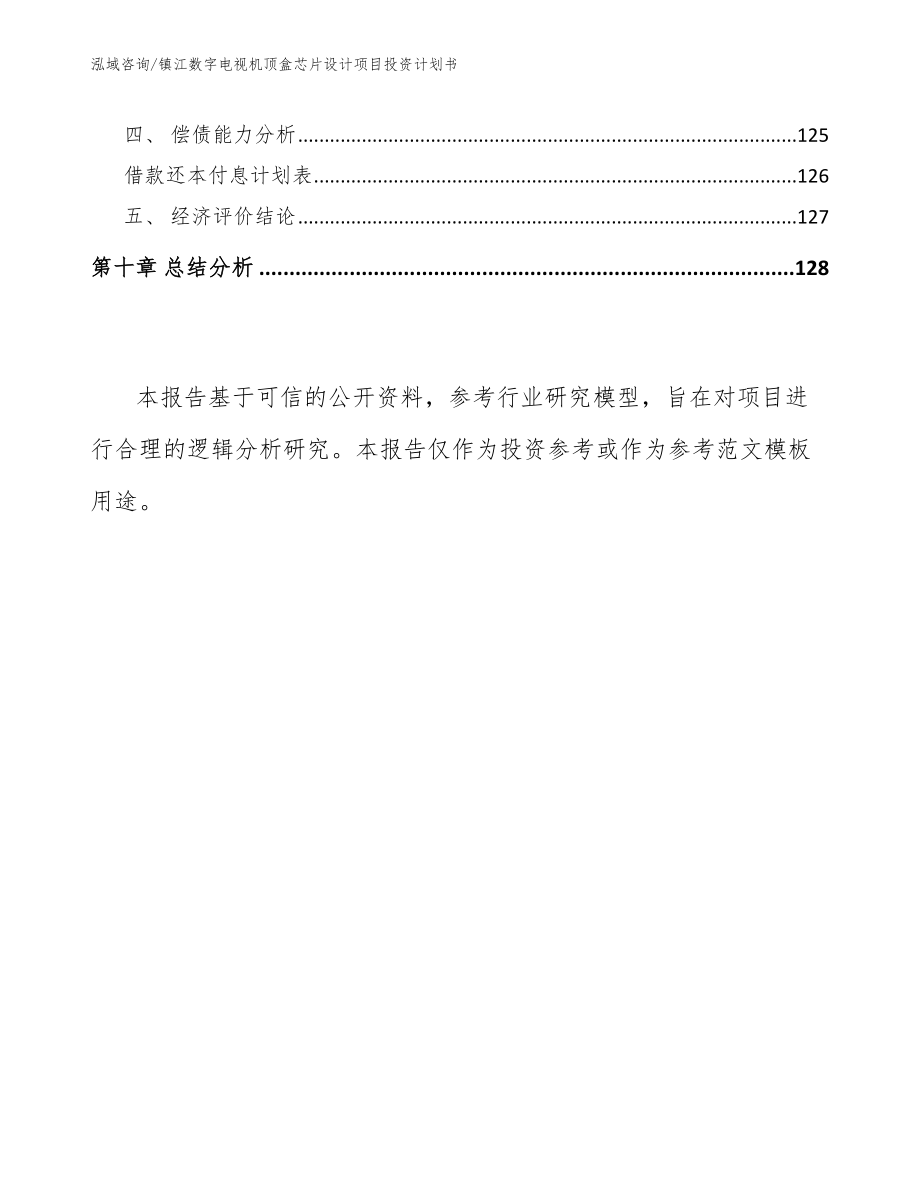 镇江数字电视机顶盒芯片设计项目投资计划书（模板范文）_第4页