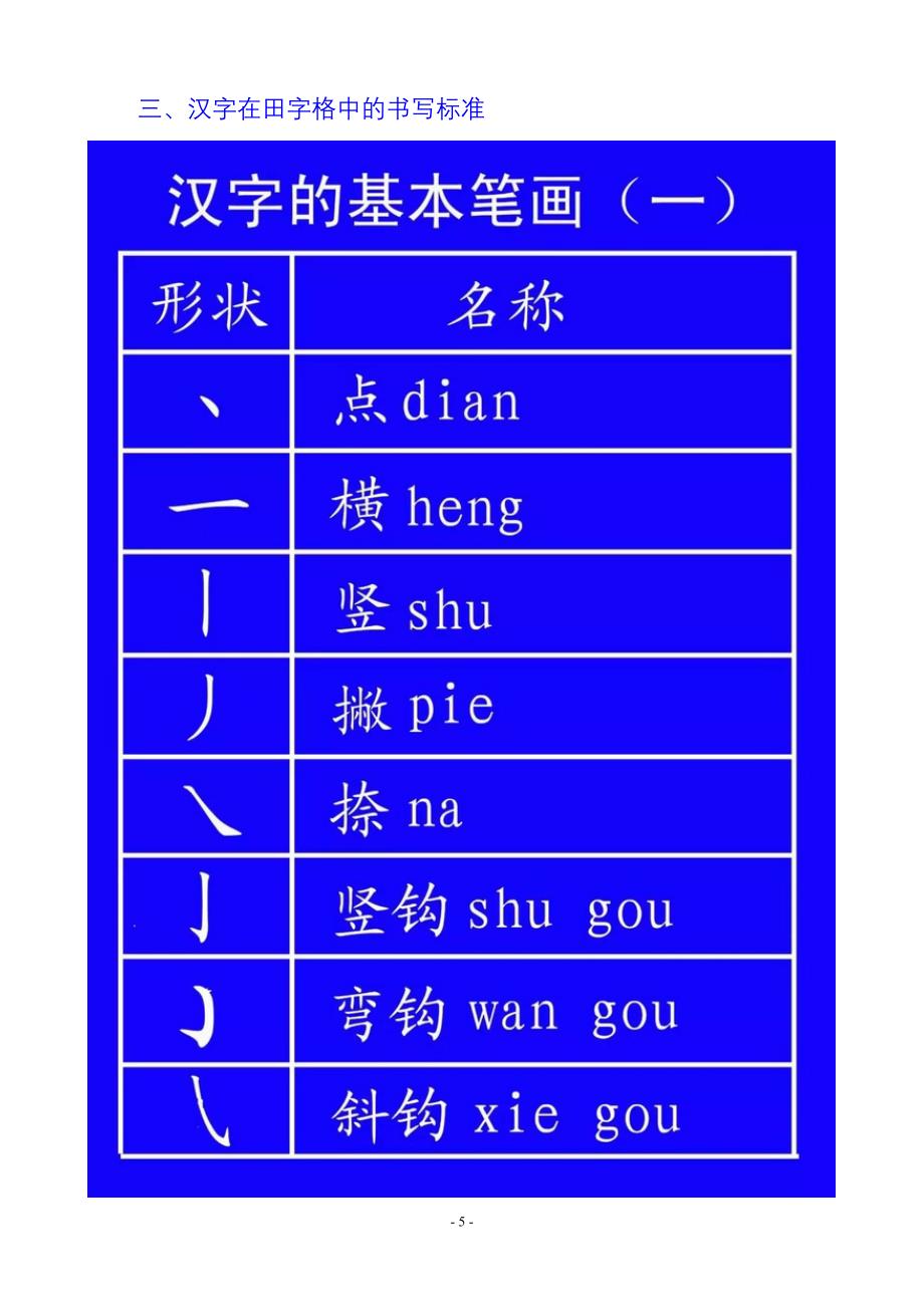 田字格里写数字和汉字的标准格式_第5页