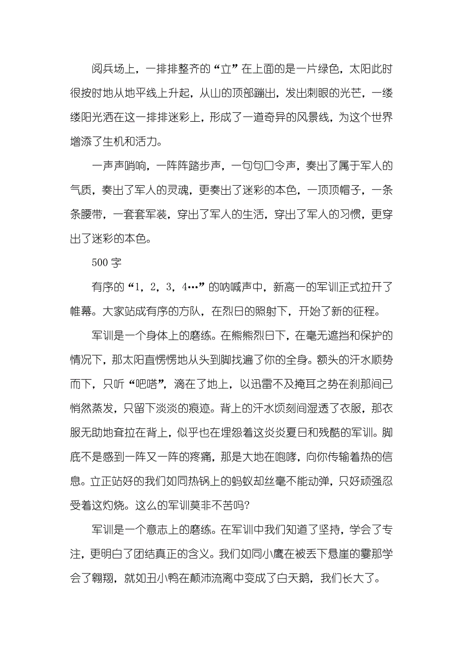 军训心得体会和总结_第2页