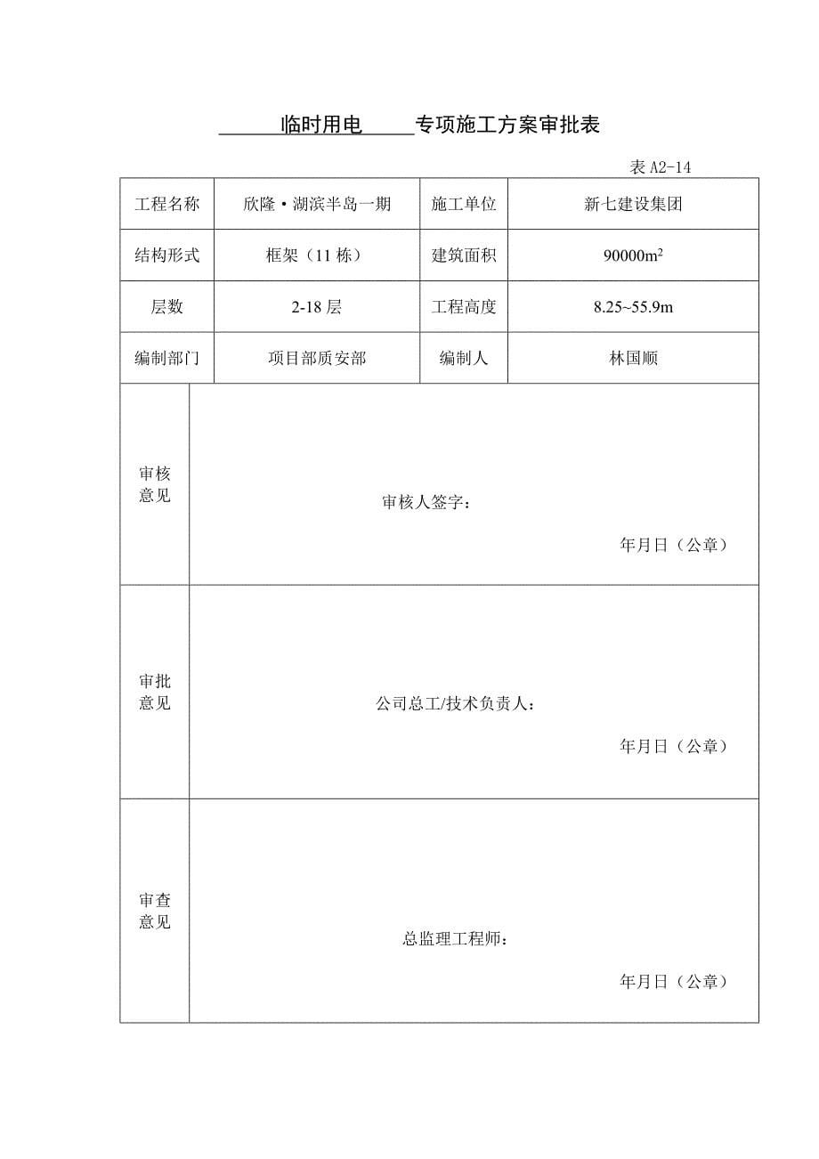 专项施工方案审批表3完整_第5页