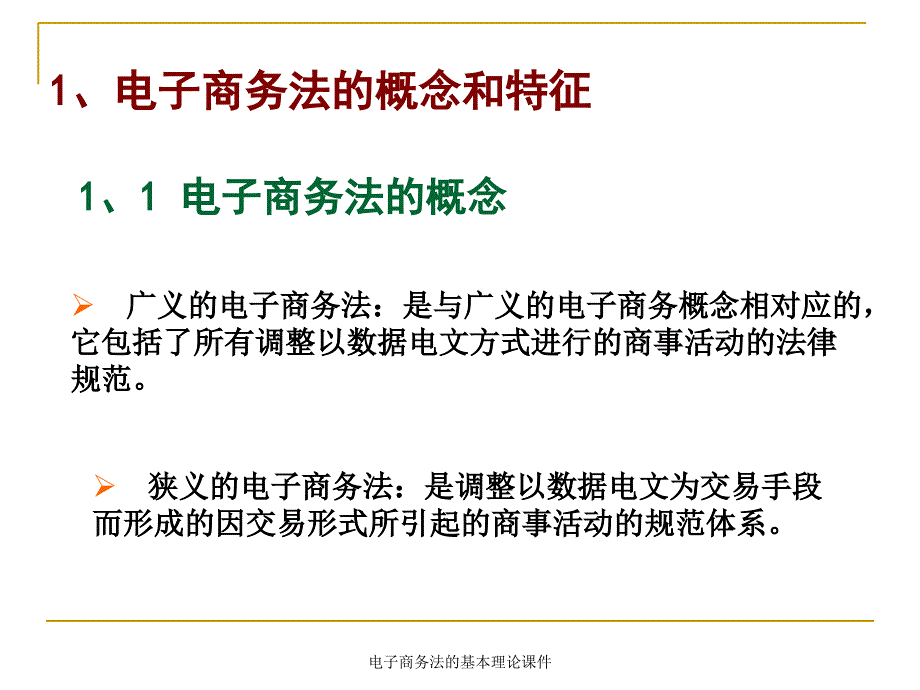 电子商务法的基本理论课件_第4页