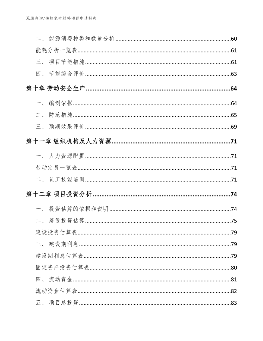 铁岭氢硅材料项目申请报告_第4页