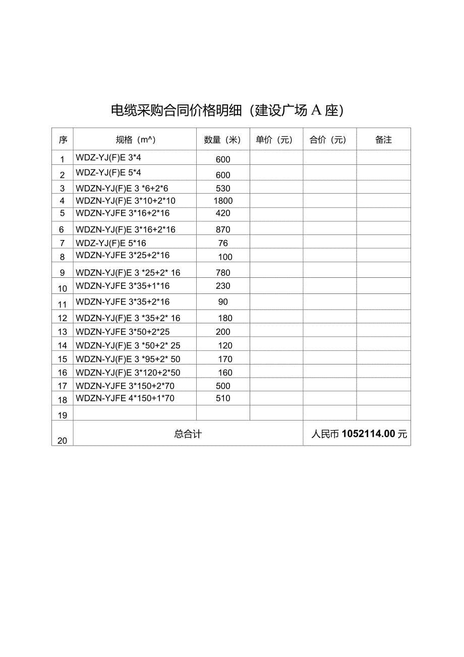 电缆采购合同._第5页