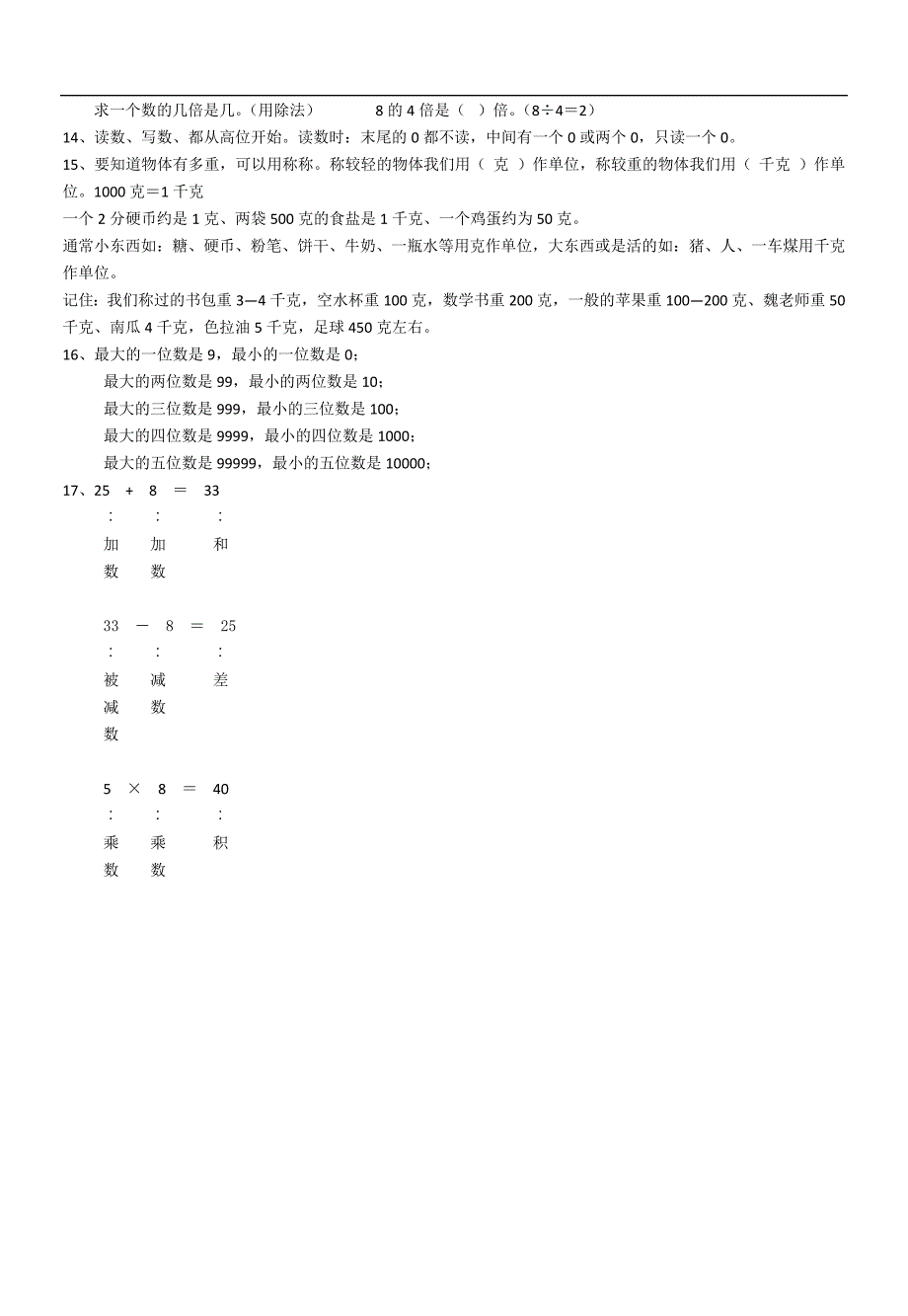 小学数学知识点整理_第3页