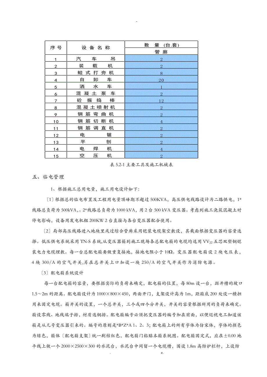 地下综合管廊施工组织技术方案设计_第4页