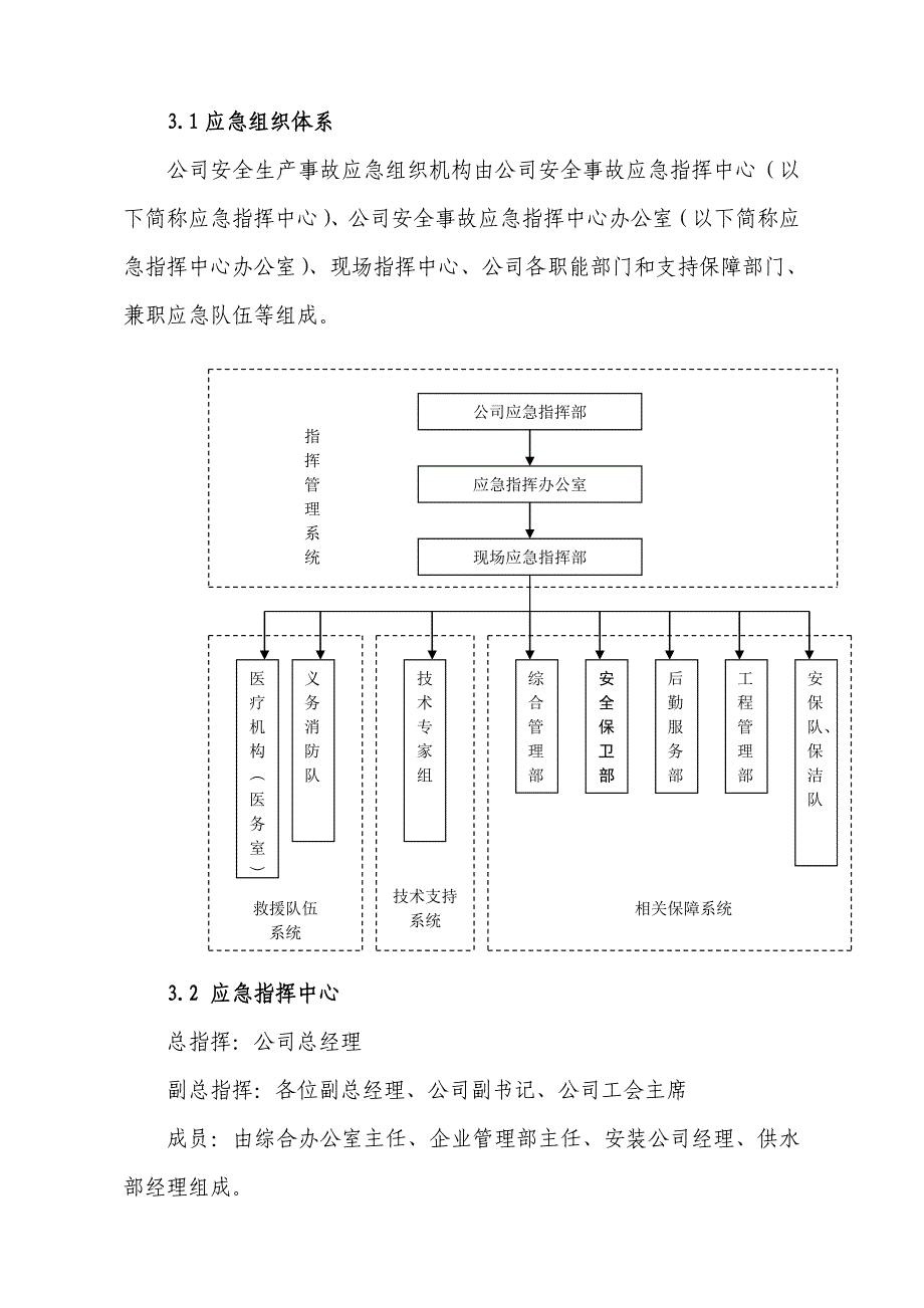 安全生产—水生产公司安全生产事故应急预案_第3页