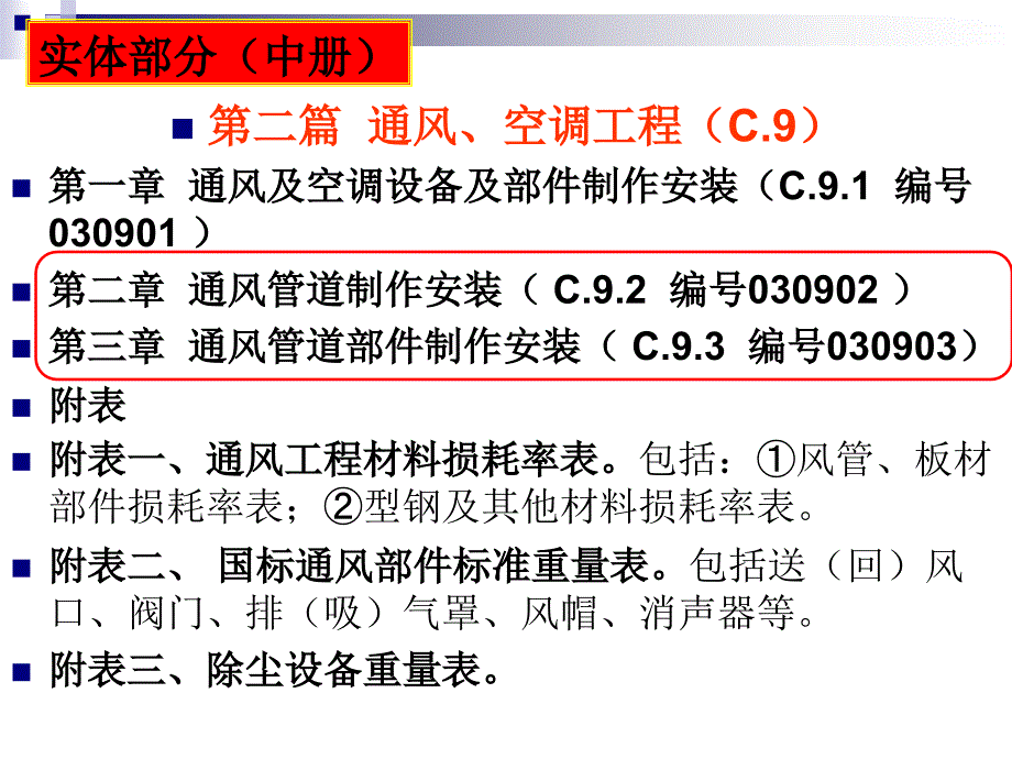 通风与空调工程预算讲座_第2页