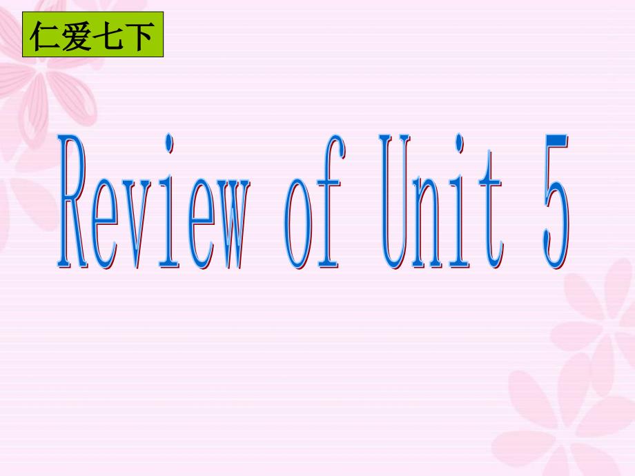 七下仁爱reviewofunit5_第1页