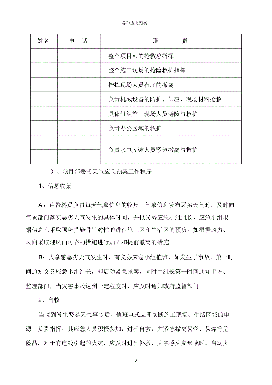 各种应急预案_第2页