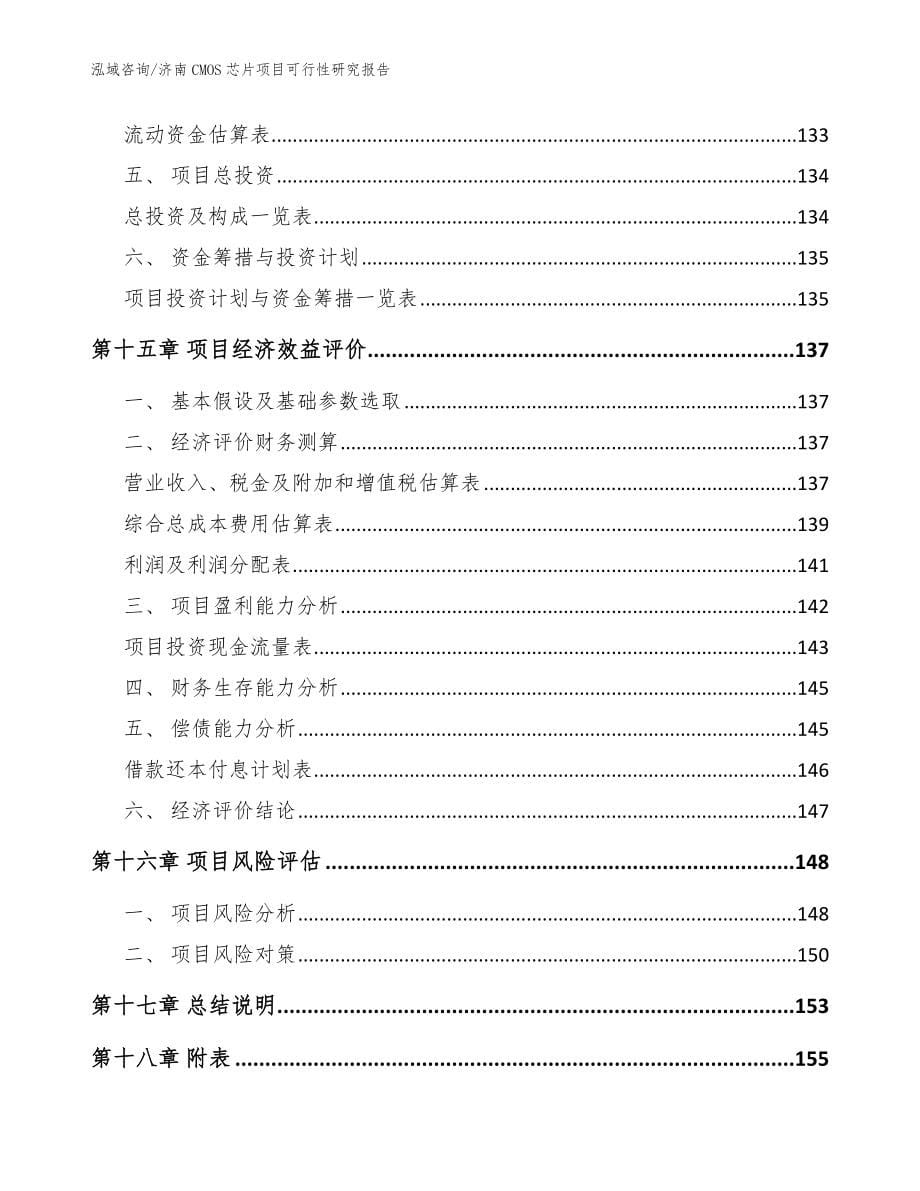 济南CMOS芯片项目可行性研究报告【模板参考】_第5页