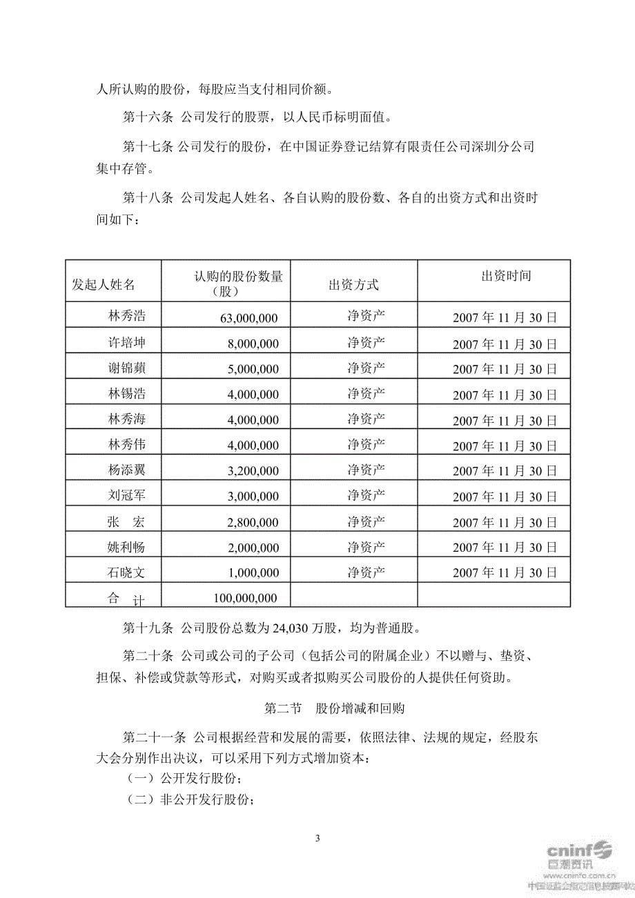 黑牛食品公司章程9月_第5页