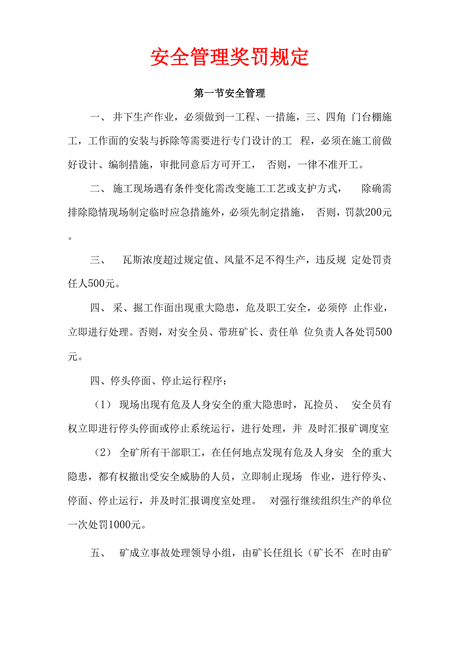 煤矿各项管理规定_第2页