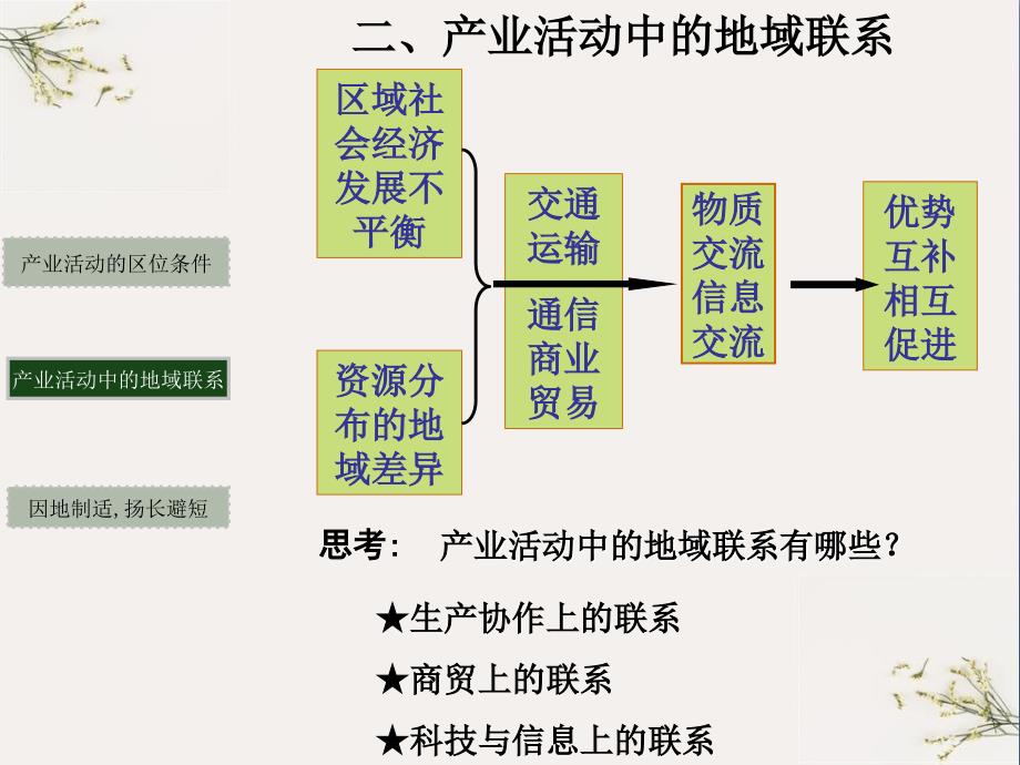 产业活动的区位条件和地域联系PPT(优秀课件)12_第3页