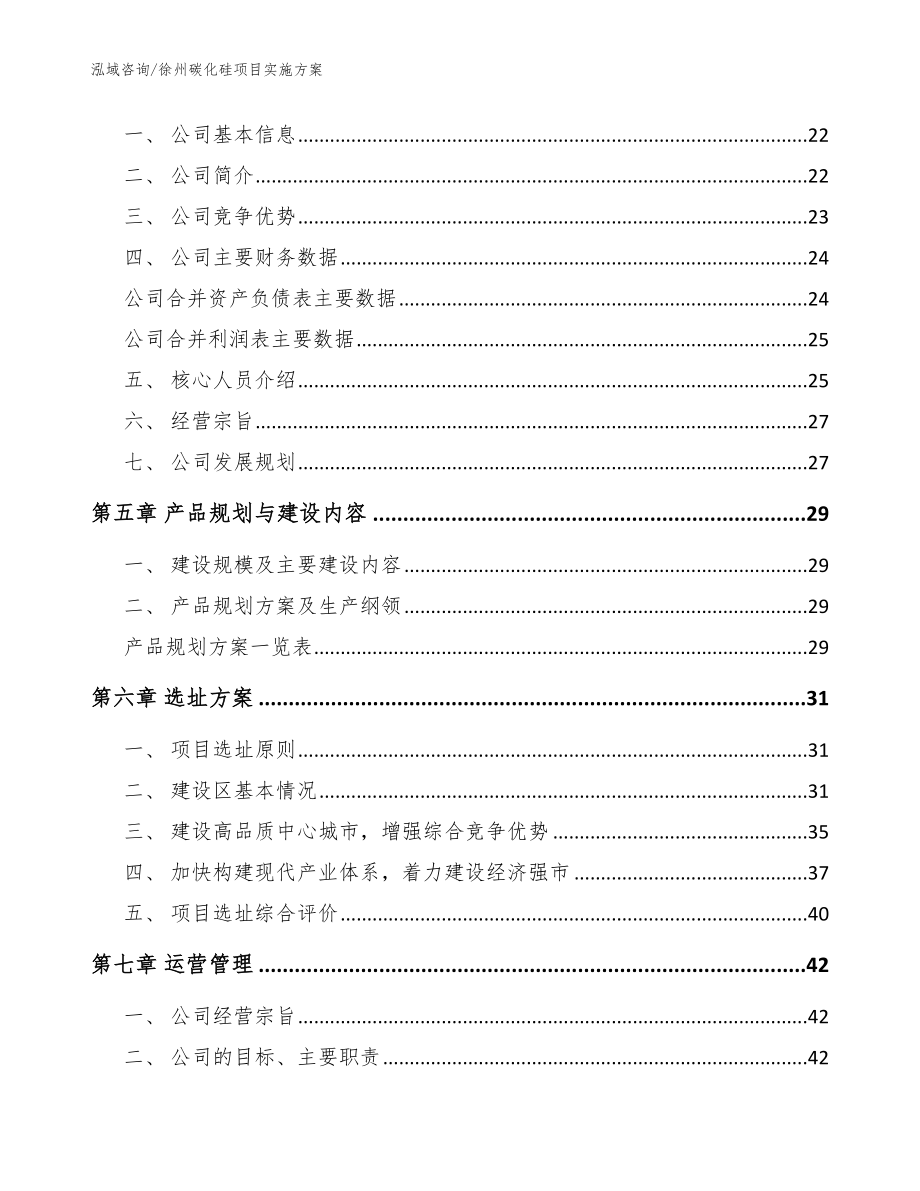 徐州碳化硅项目实施方案_模板范文_第2页