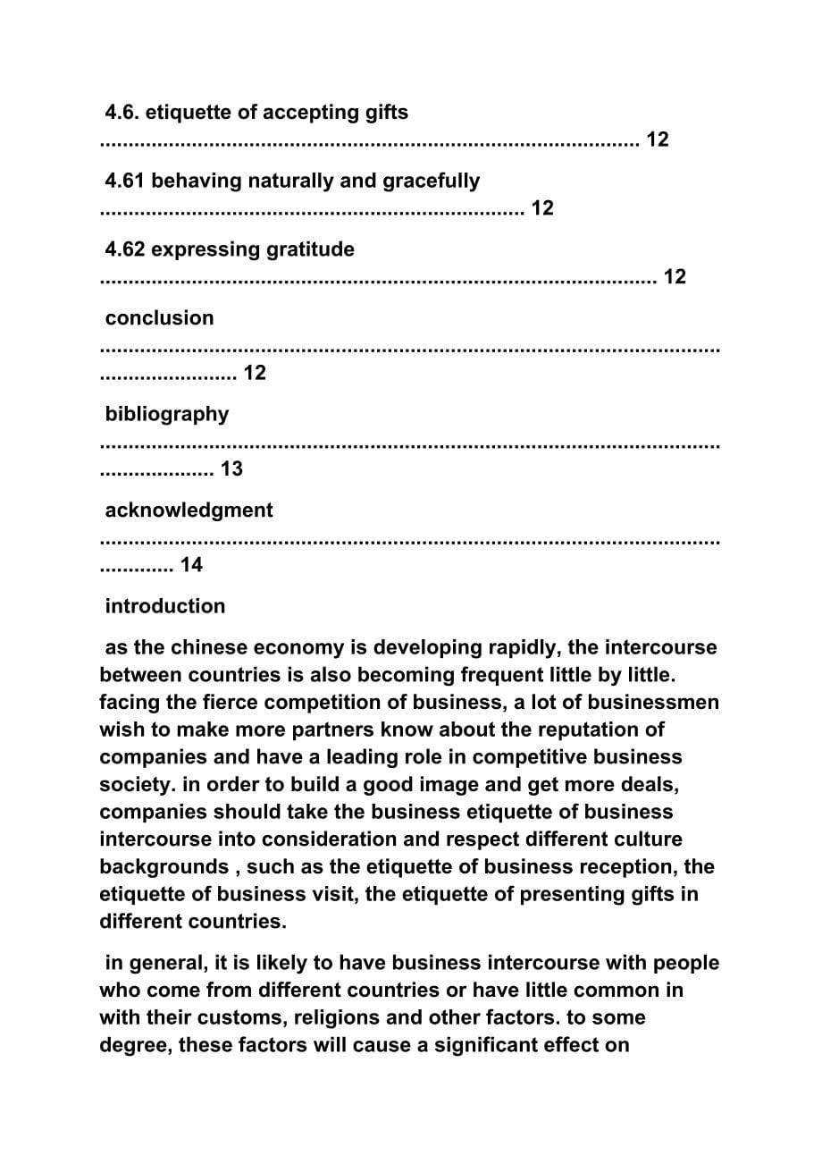 知识作文之商务礼仪知识英文_第5页