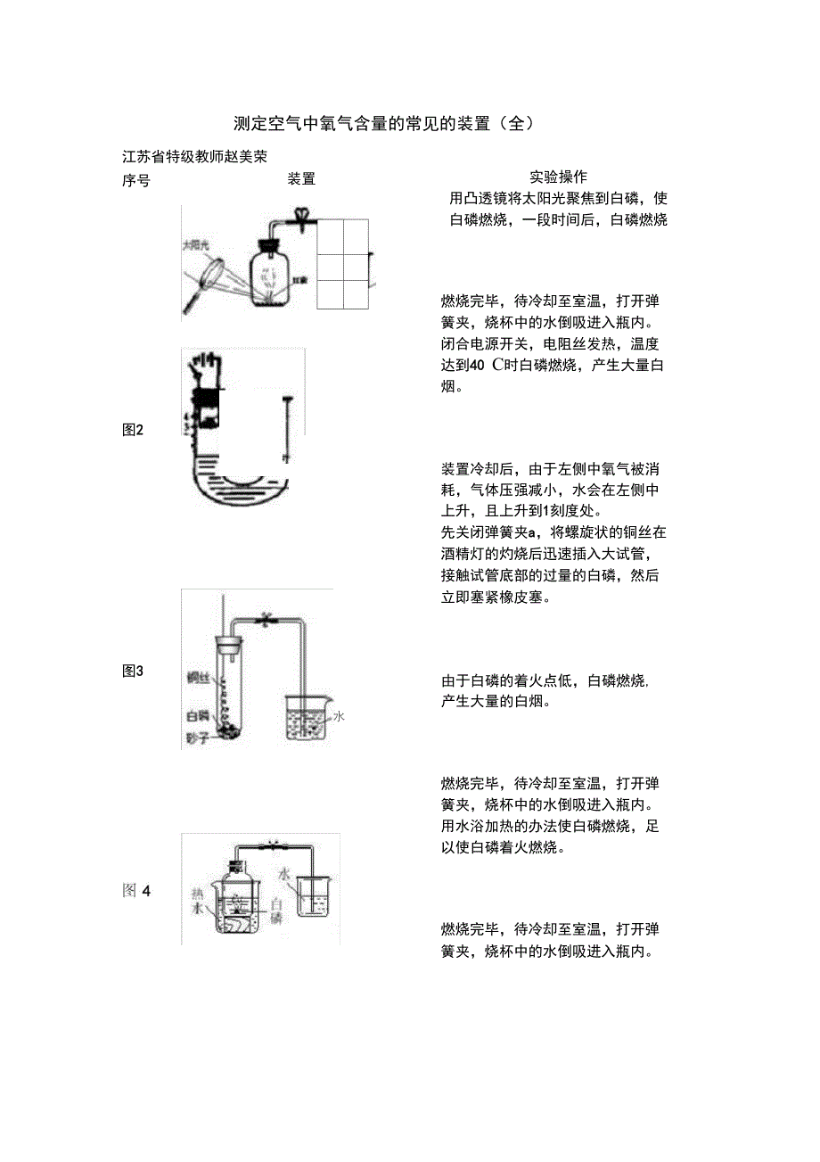测定空气中氧气含量装置全_第1页