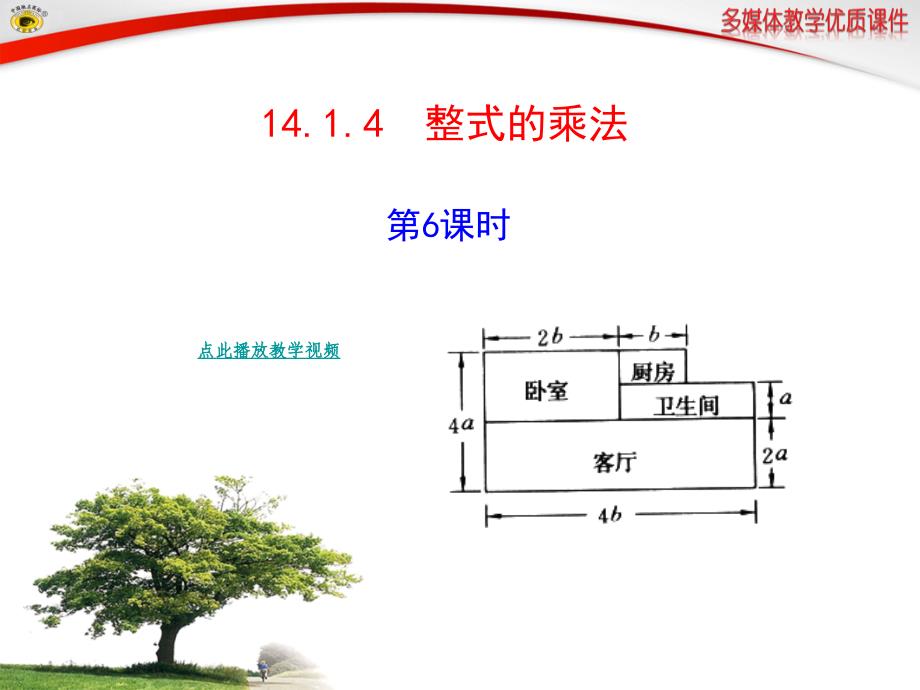 整式的乘法第六课时初二数学上册_第1页