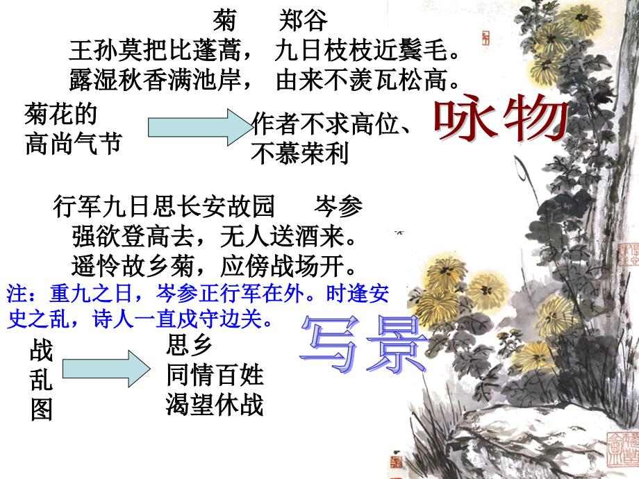 专题一诗歌鉴赏之咏物诗鉴赏鉴赏事物形象_第3页