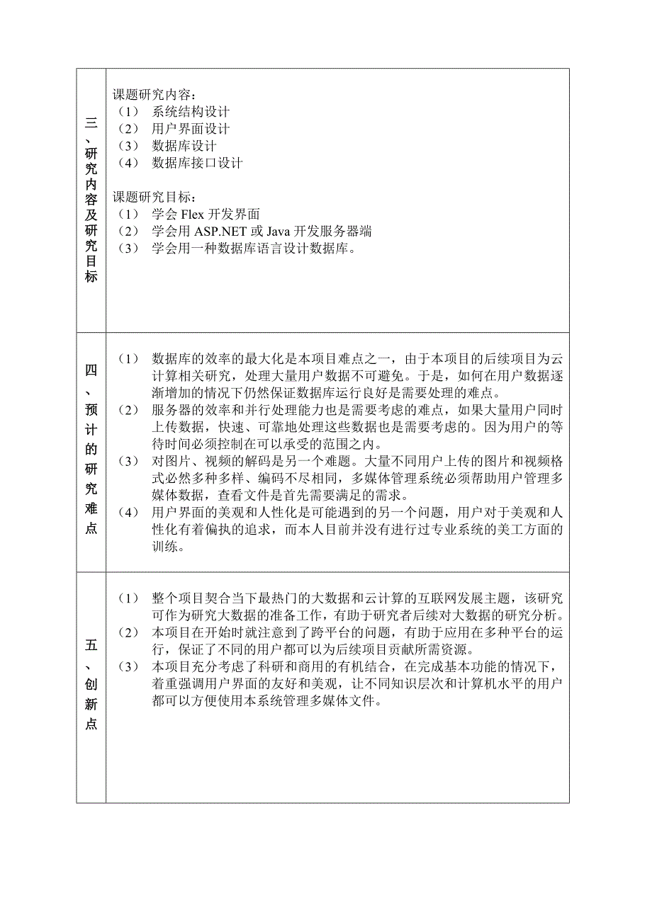 上海大学-毕业设计开题报告(总4页)_第3页