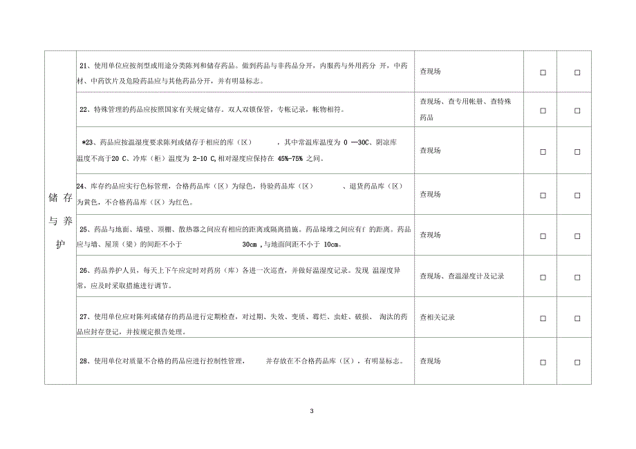 县镇级“规范药房”现场验收标准_第3页