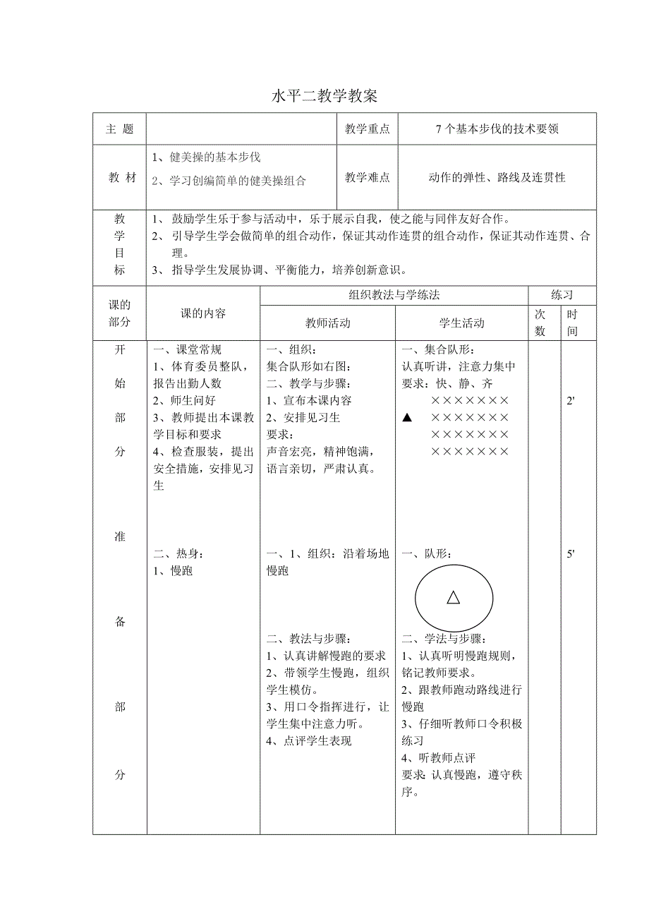 健美操基本步伐_第1页