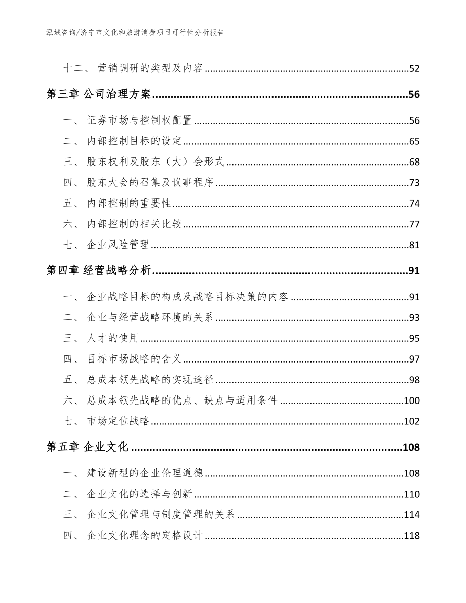 济宁市文化和旅游消费项目可行性分析报告【模板范本】_第3页