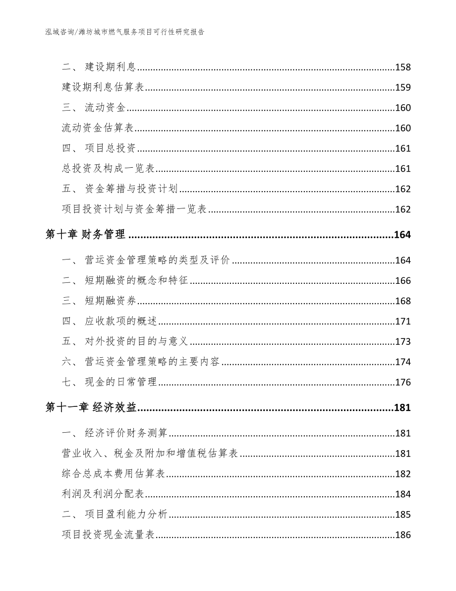 潍坊城市燃气服务项目可行性研究报告（模板范本）_第4页