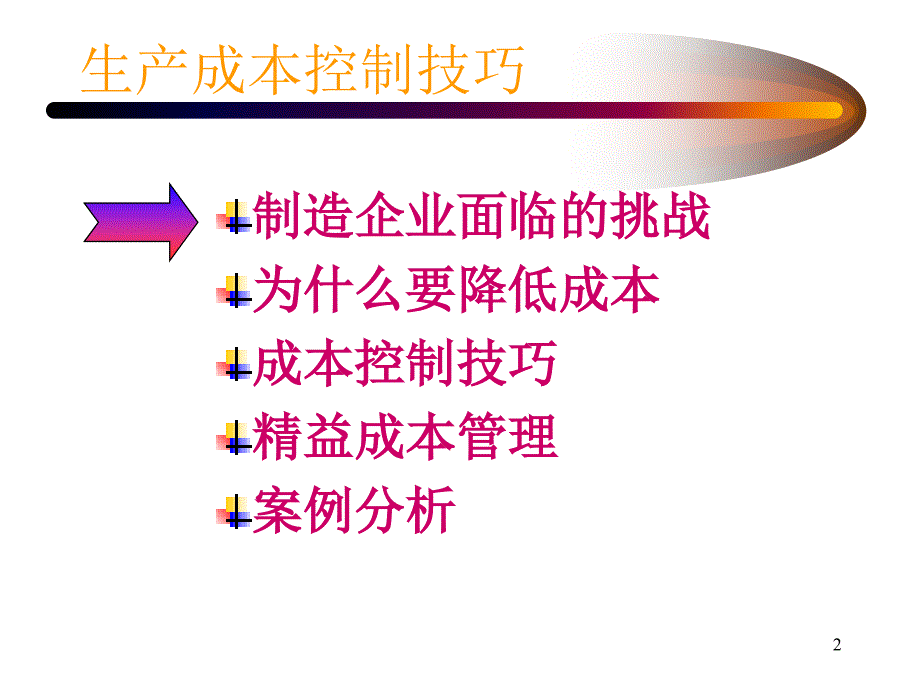 生产成本控制技巧培训课件_第2页