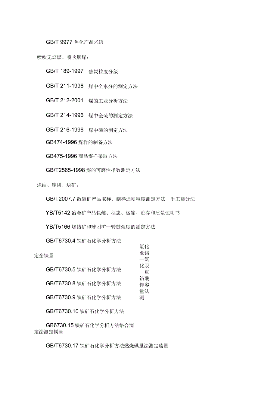 企业原燃料采购技术标准_第2页