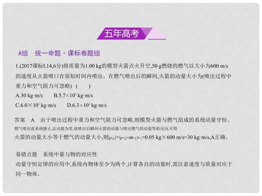 高考物理总复习 必考部分 专题七 碰撞与动量守恒习题课件2_第2页