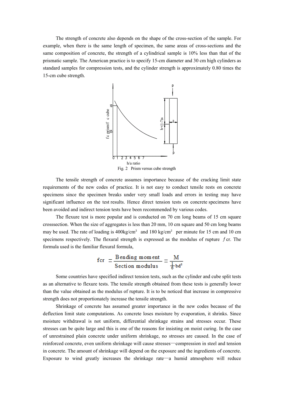 毕业论文中英文翻译Thepropertiesofconcrete_第2页