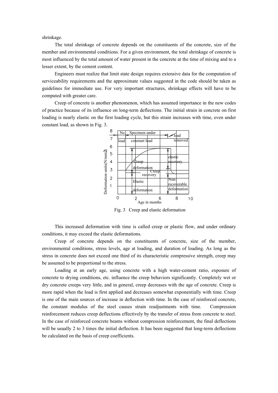 毕业论文中英文翻译Thepropertiesofconcrete_第3页