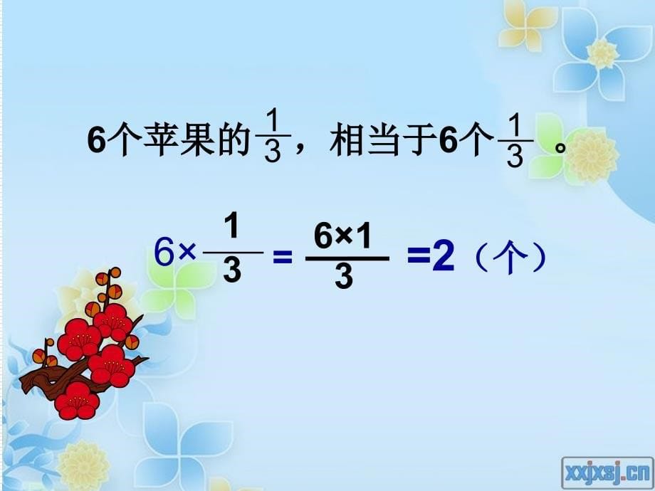 北师大版五年级数学下册分数乘法二课件_第5页