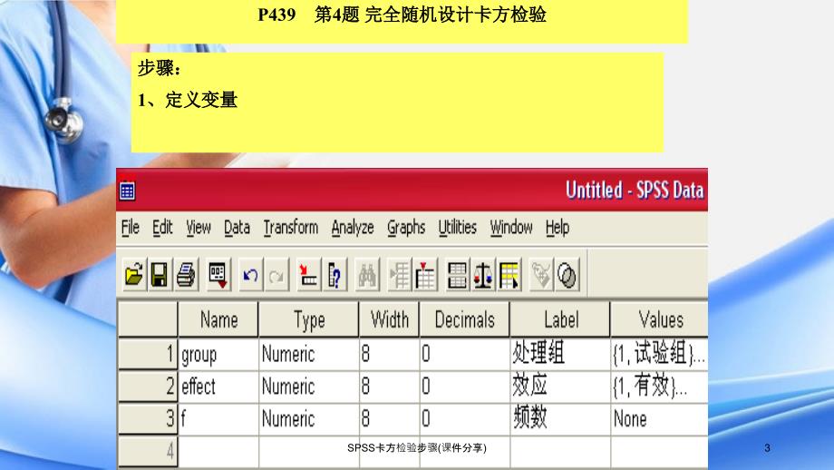 SPSS卡方检验步骤课件分享_第3页