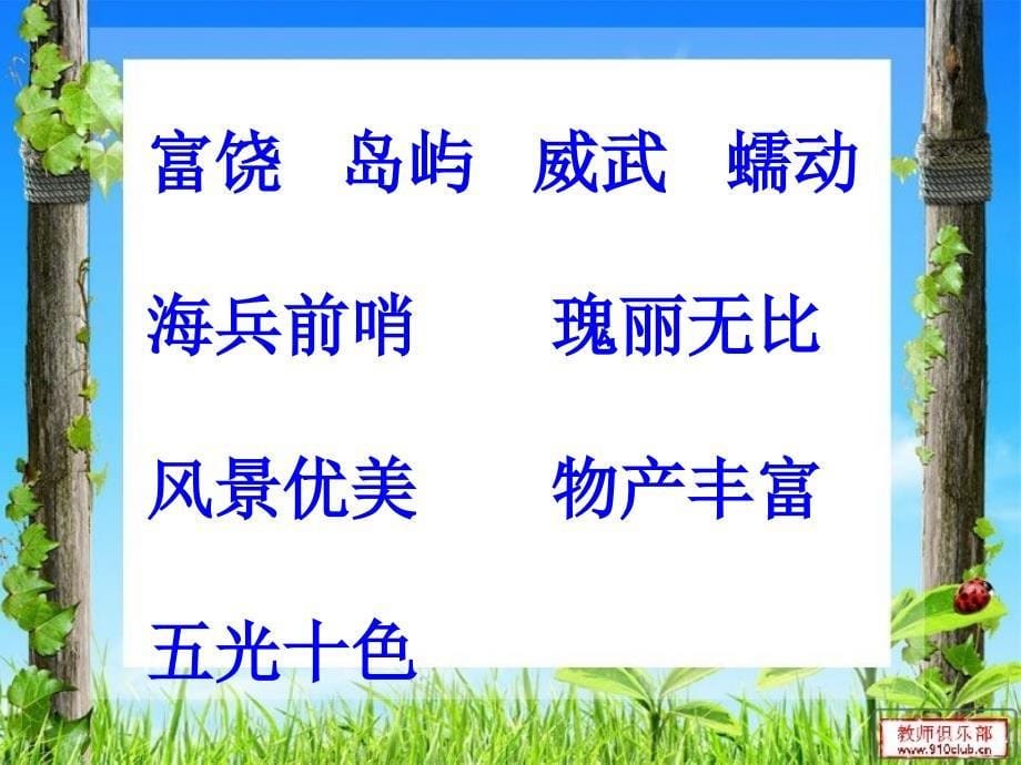 人教版小学语文三年级上册《富饶的西沙群岛》_第5页