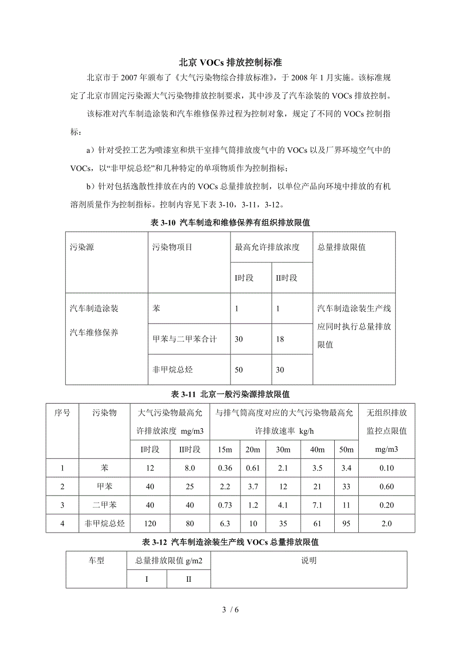 我国VOCs排放控制标准_第3页