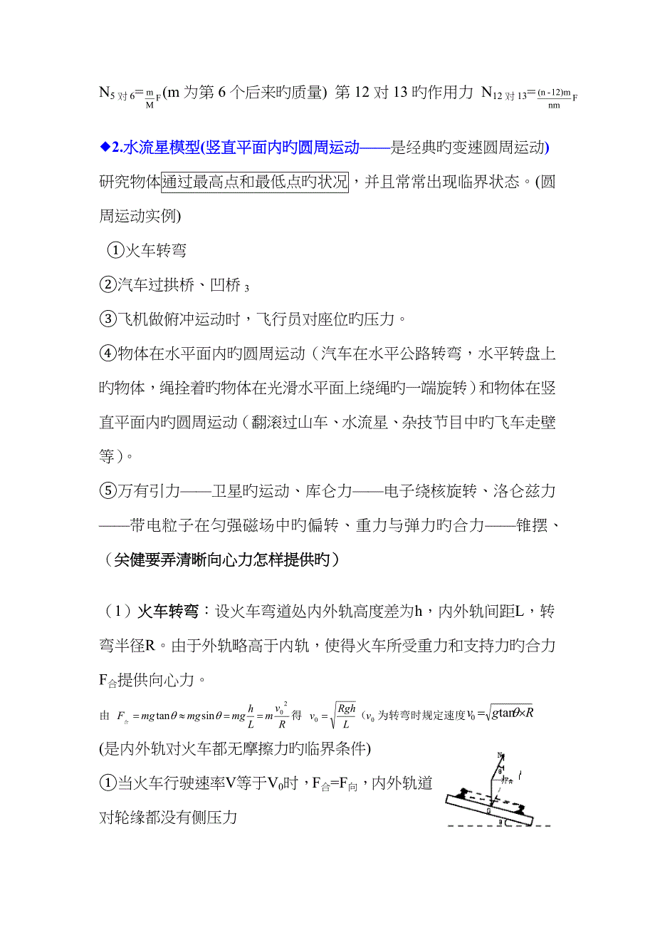 高中物理典型物理模型及方法_第2页