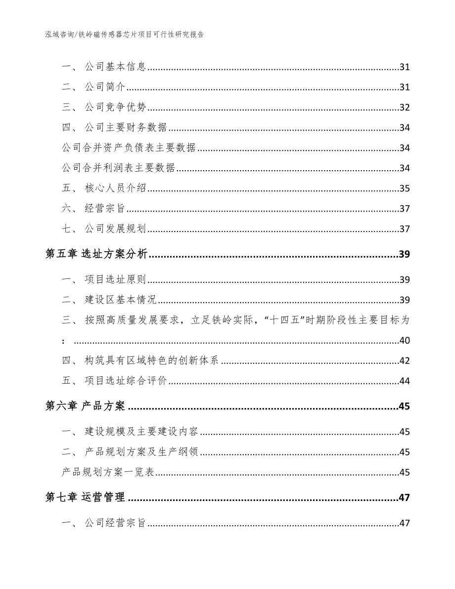 铁岭磁传感器芯片项目可行性研究报告_参考模板_第3页