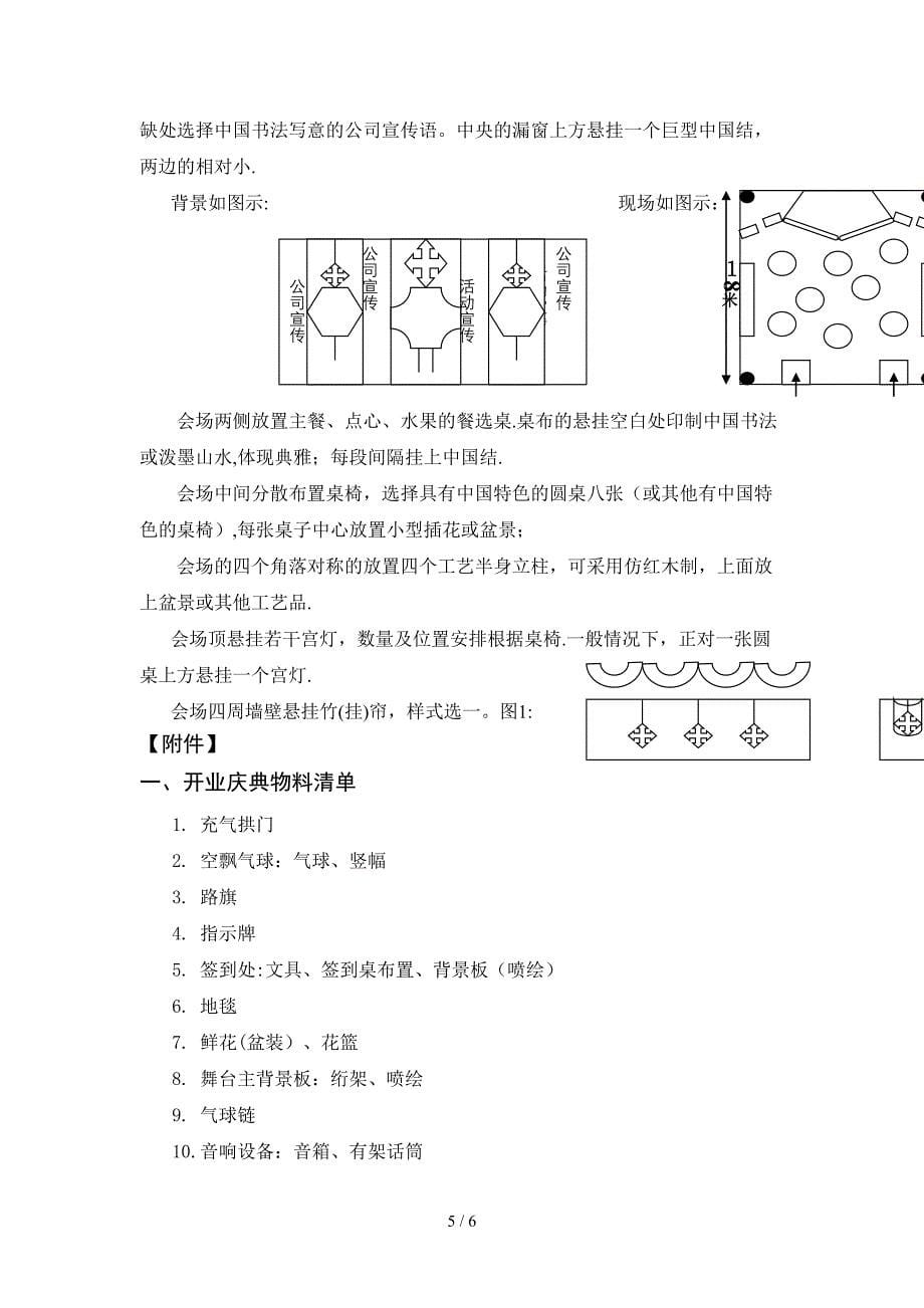 创意主题概念案--开业酒会策划案(doc 10)_第5页