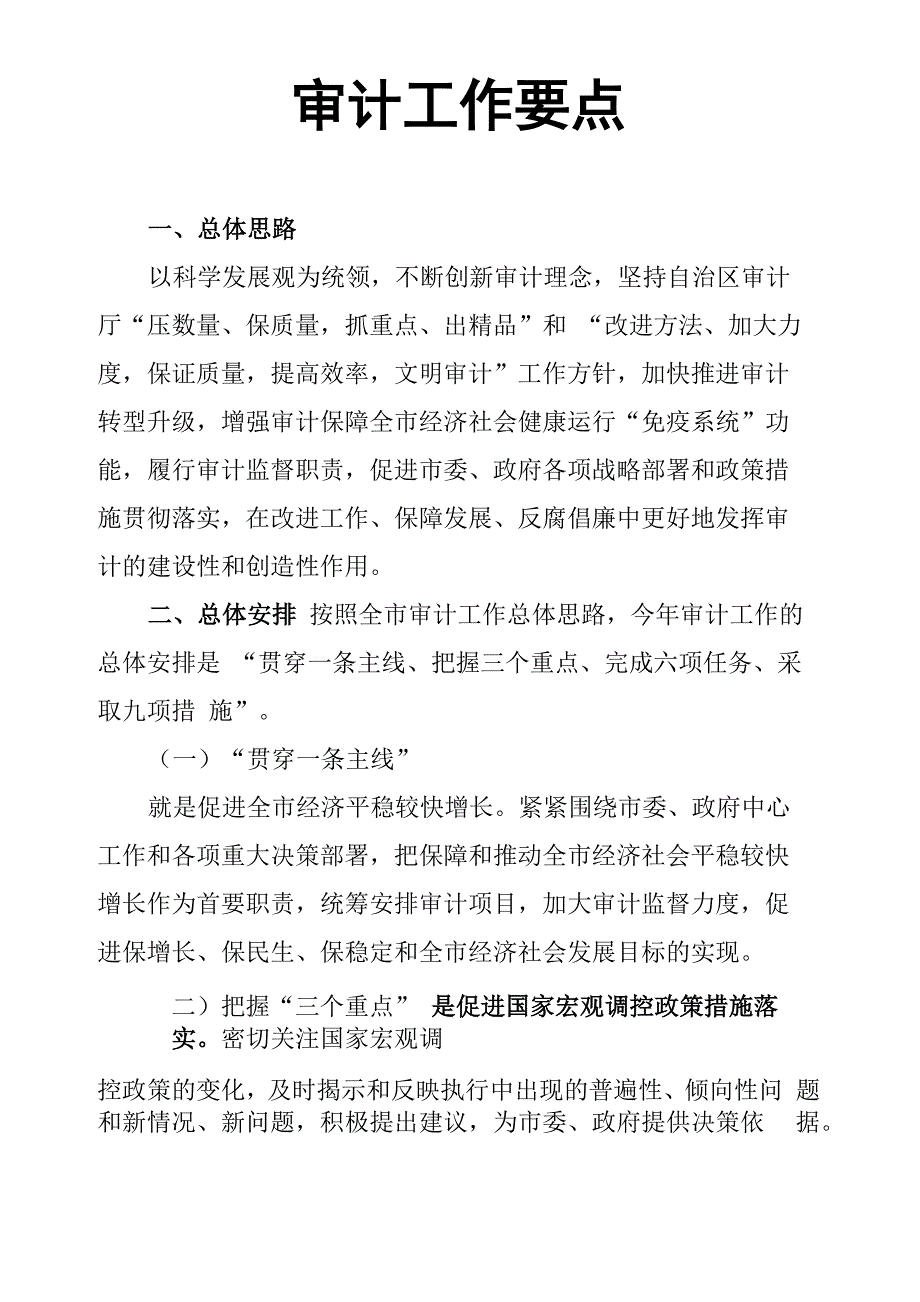 审计工作要点_第1页