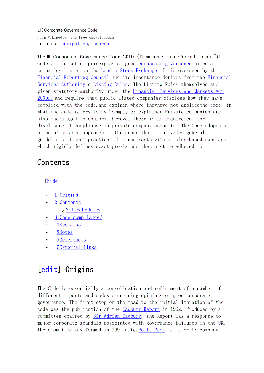 UK Corporate Governance Code英国公司治理准则_第1页