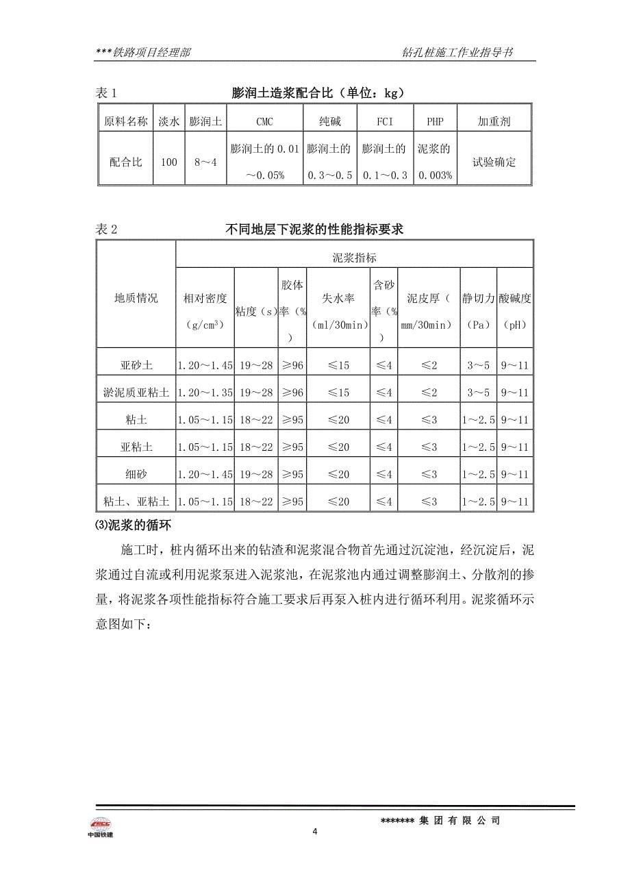 钻孔桩作业指导书(回旋钻机)_第5页