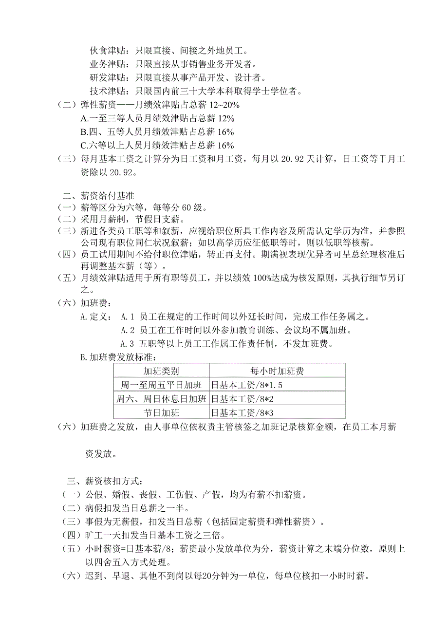 员工福利待遇管理_第2页