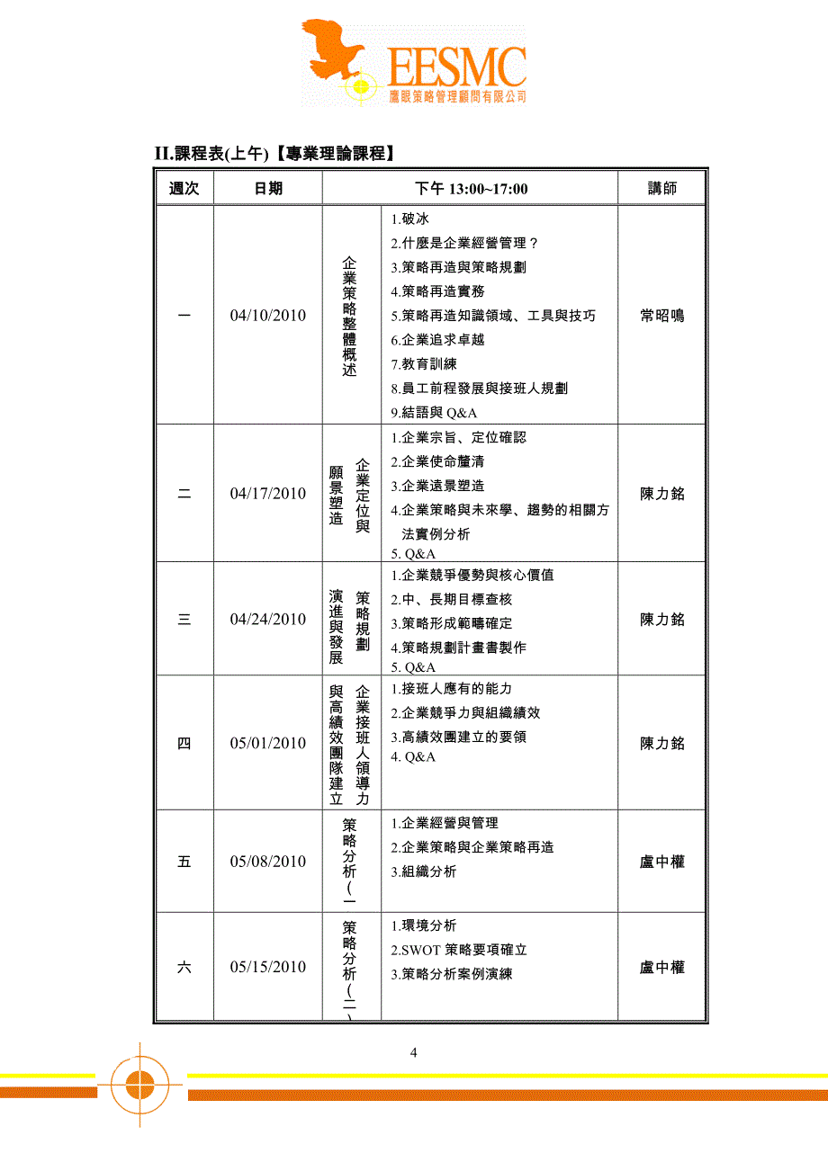 企业接班人企业策略规划师培训_第4页