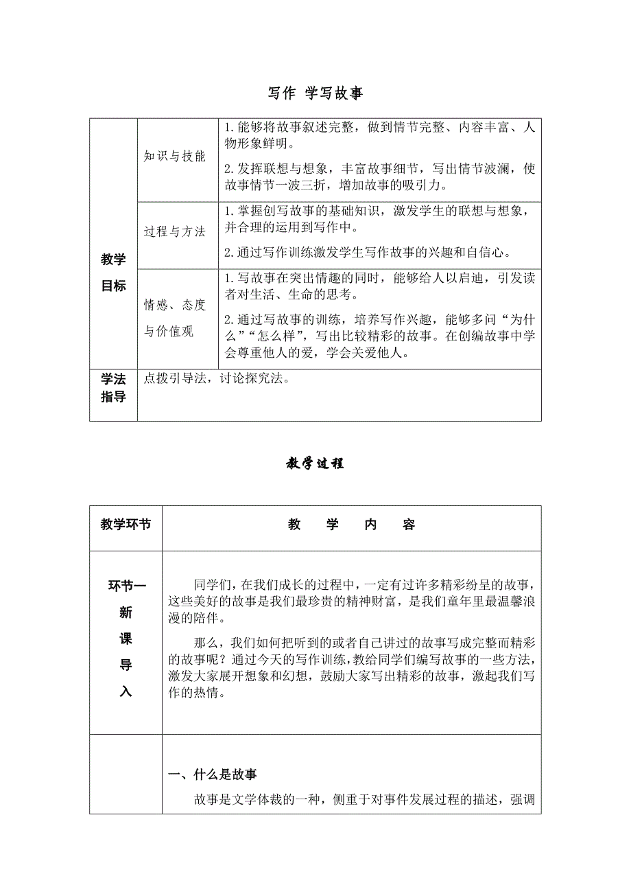 写作学写故事.docx_第1页