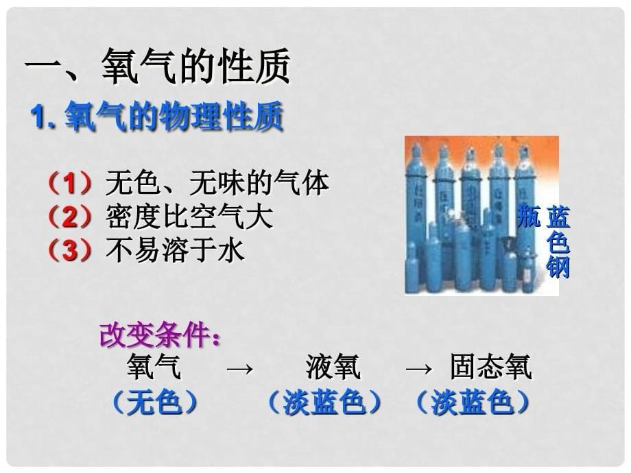 江西省广丰县实验中学九年级化学上册 第二单元 课题2 氧气课件2 （新版）新人教版_第5页