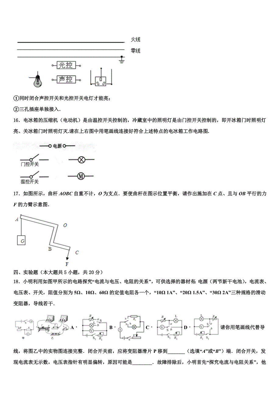 2023学年广东省揭阳普宁市重点中学中考试题猜想物理试卷（含答案解析）.doc_第4页