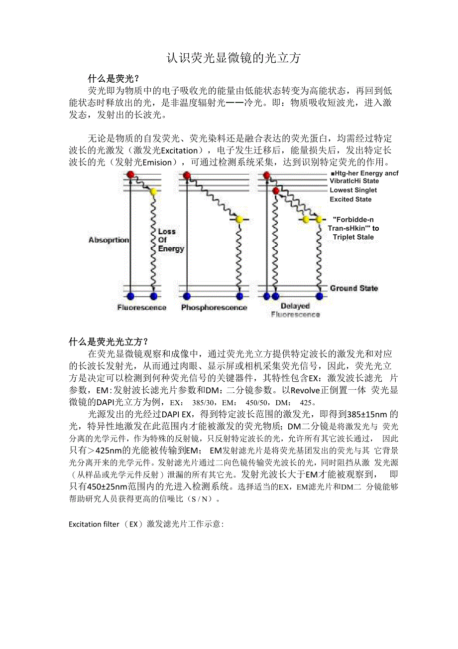 认识荧光显微镜的光立方_第1页