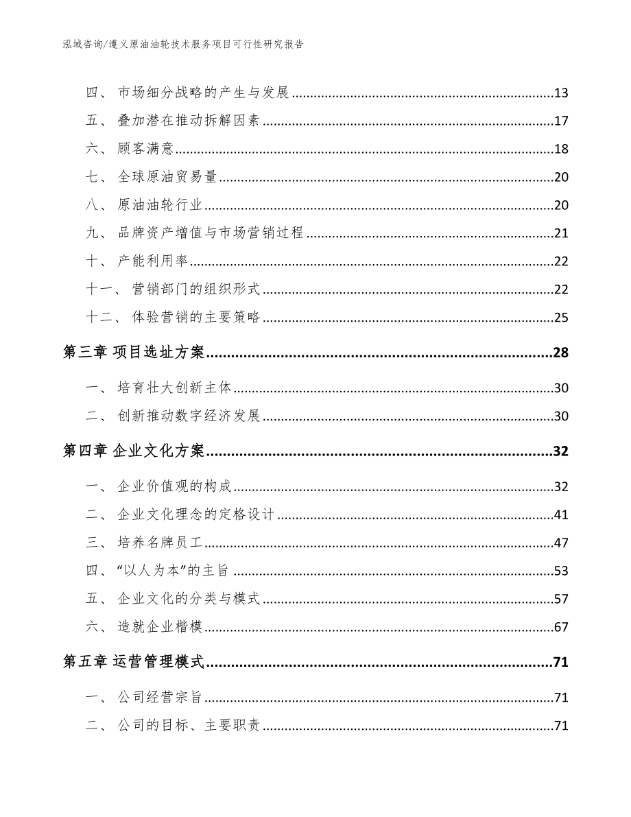 遵义原油油轮技术服务项目可行性研究报告_第3页