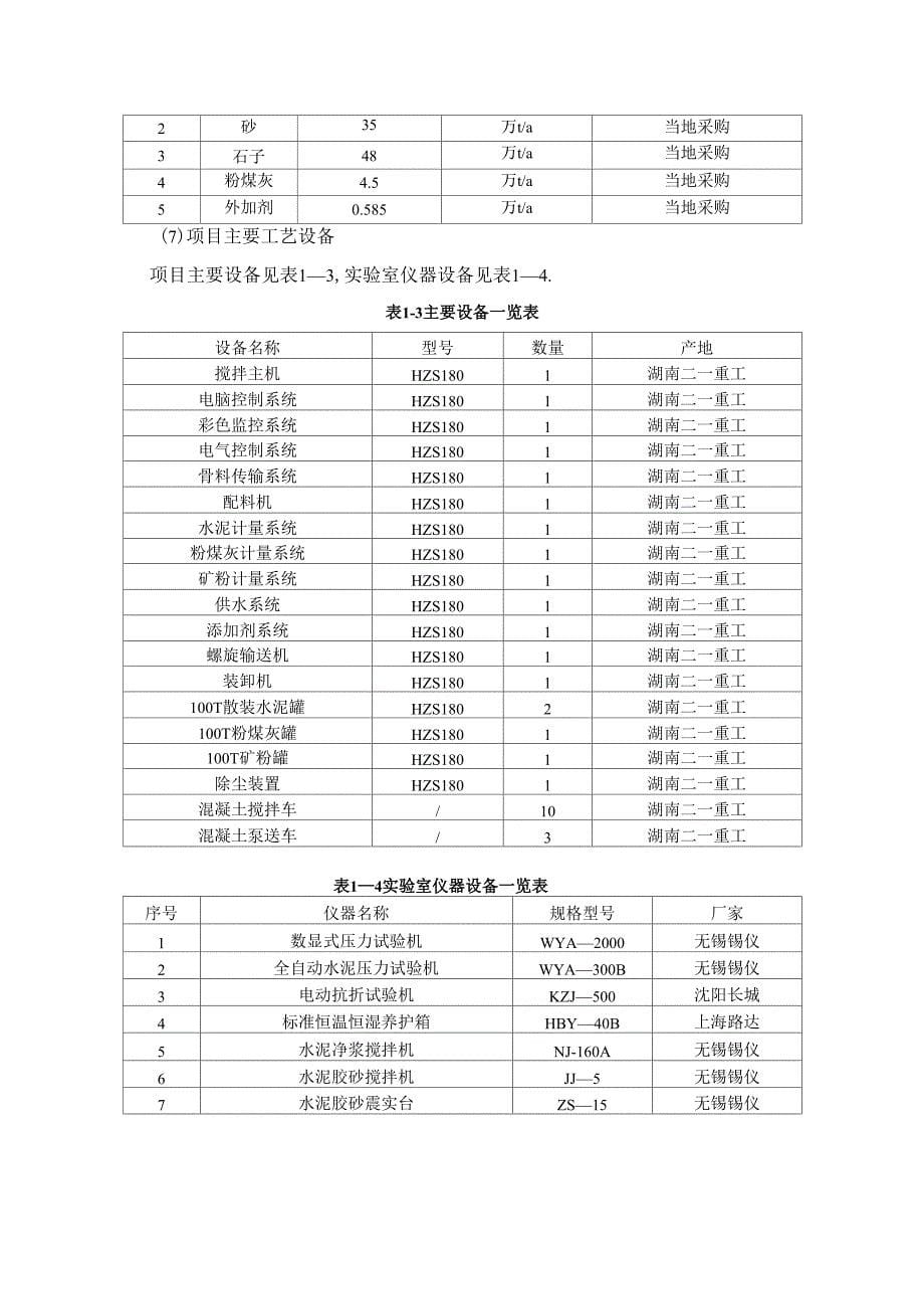 混凝土搅拌站环境影响报告表_第5页